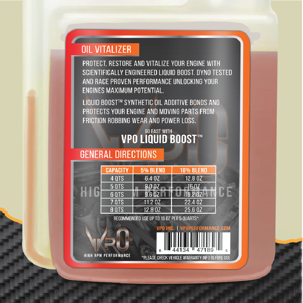 Liquid Boost™ STREET V8 Oil Vitalizer